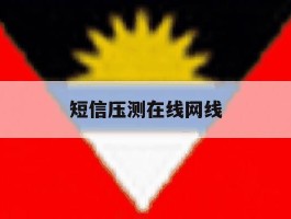短信压测在线网线