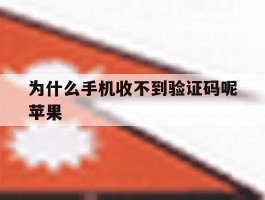 为什么手机收不到验证码呢苹果