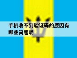 手机收不到验证码的原因有哪些问题呢