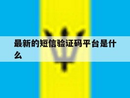 最新的短信验证码平台是什么
