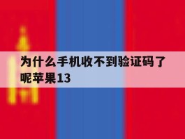 为什么手机收不到验证码了呢苹果13