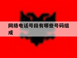 网络电话号段有哪些号码组成
