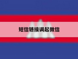 短信链接调起微信