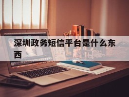深圳政务短信平台是什么东西