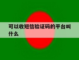 可以收短信验证码的平台叫什么