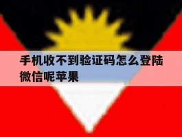 手机收不到验证码怎么登陆微信呢苹果