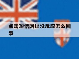 点击短信网址没反应怎么回事