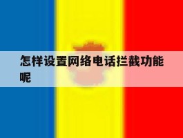 怎样设置网络电话拦截功能呢