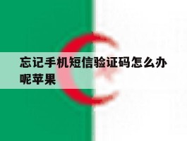 忘记手机短信验证码怎么办呢苹果