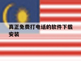 真正免费打电话的软件下载安装