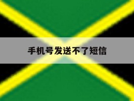 手机号发送不了短信