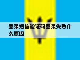 登录短信验证码登录失败什么原因