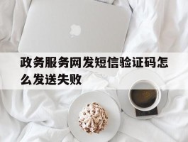 政务服务网发短信验证码怎么发送失败