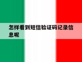 怎样看到短信验证码记录信息呢